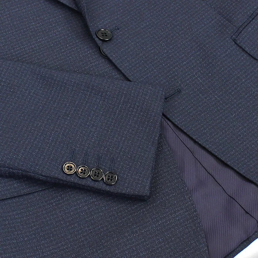 Emporio Armani Navy M-Line 2-Piece Woven Suit - Shop Now