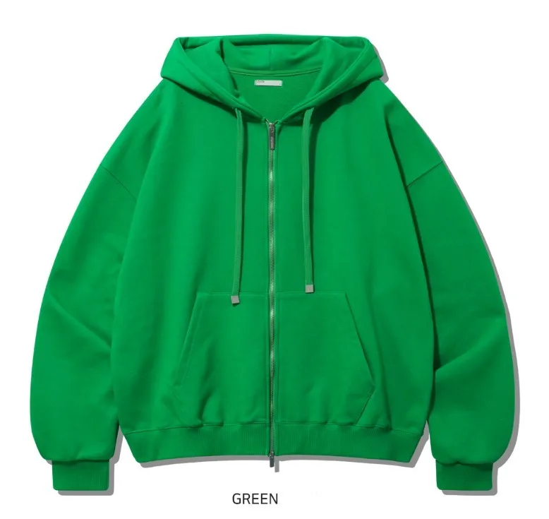 EZKATON | EZKATON Inverted Crop Hood Zip-Up