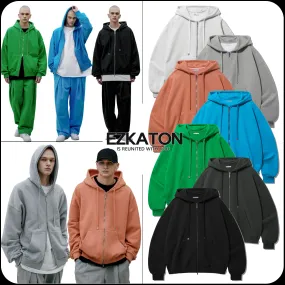 EZKATON | EZKATON Inverted Crop Hood Zip-Up