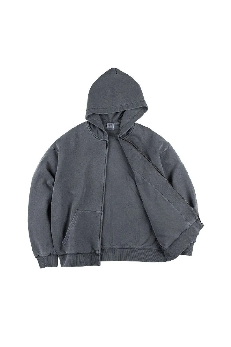 Faded Zip-Up Hoodie