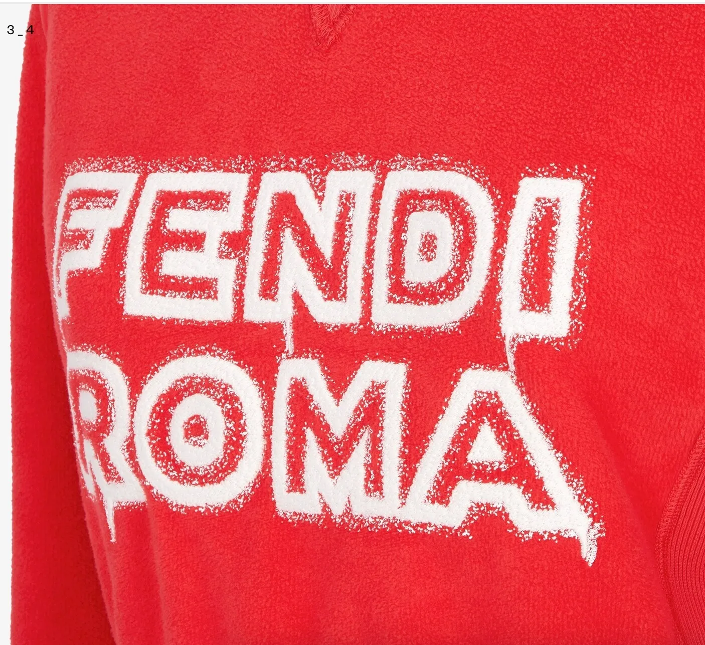 FENDI | Unisex Street Style Cotton Sweatshirt Long Sleeves (Medium)