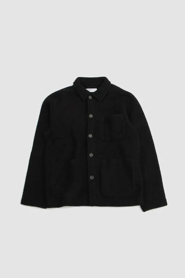 Field Wool Fleece Jacket - Black