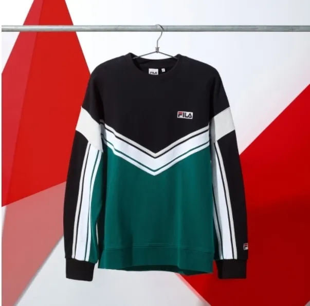 FILA Unisex Long Sleeve Cotton Logo | Street Style