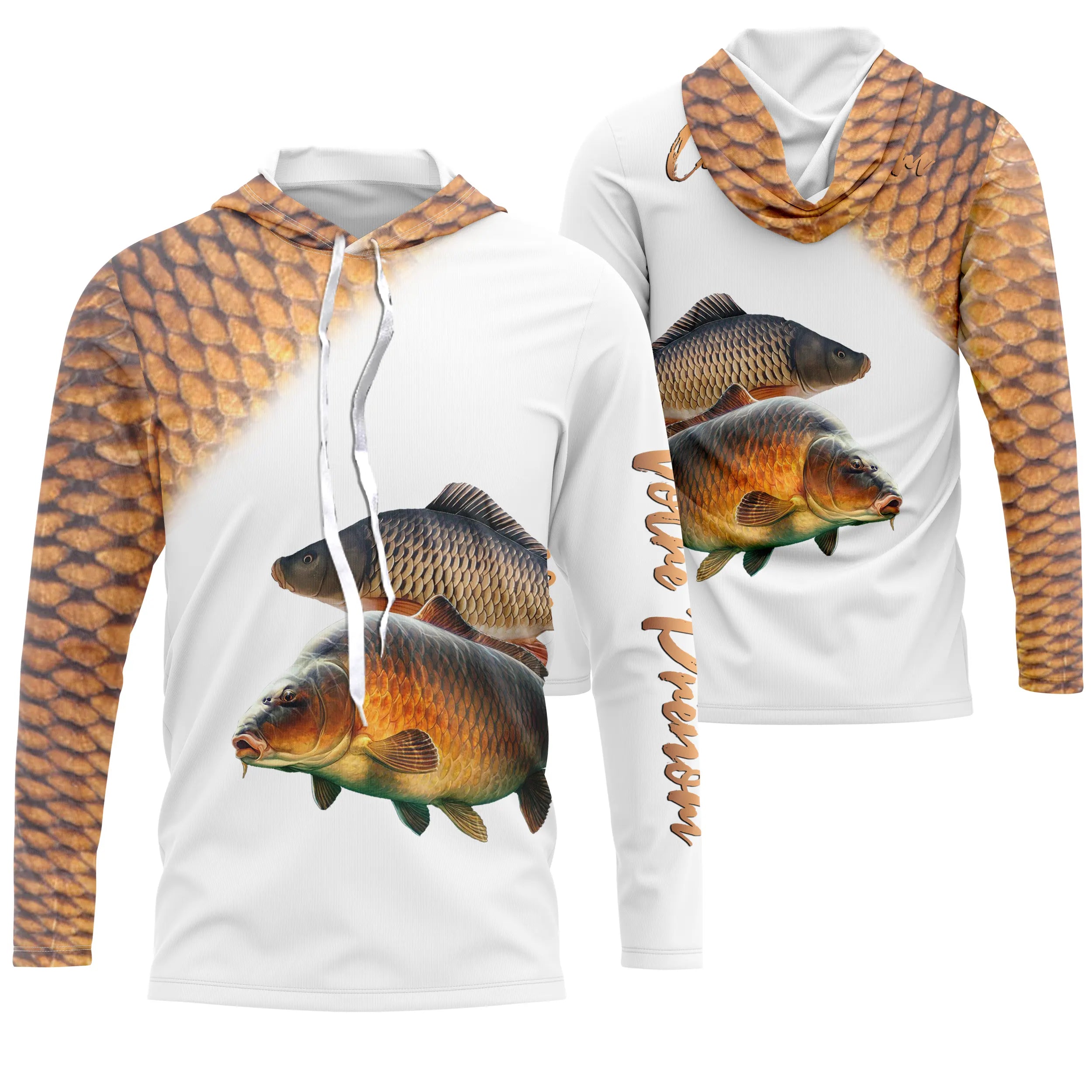 Fishing Carp, Ideal Gift for Angler, All-Over T-shirt, Anti-UV Clothing, Carpe Diem - CTS25052211