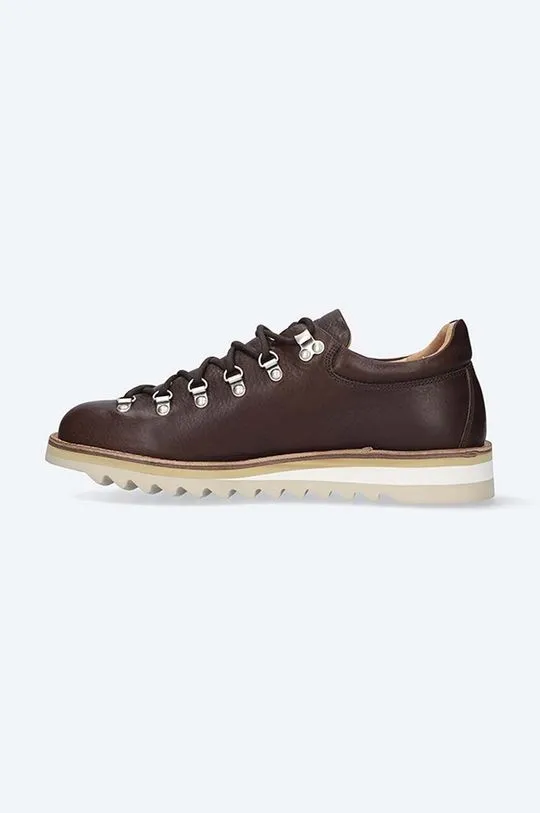 Fracap leather shoes MAGNIFICO M121 brown color