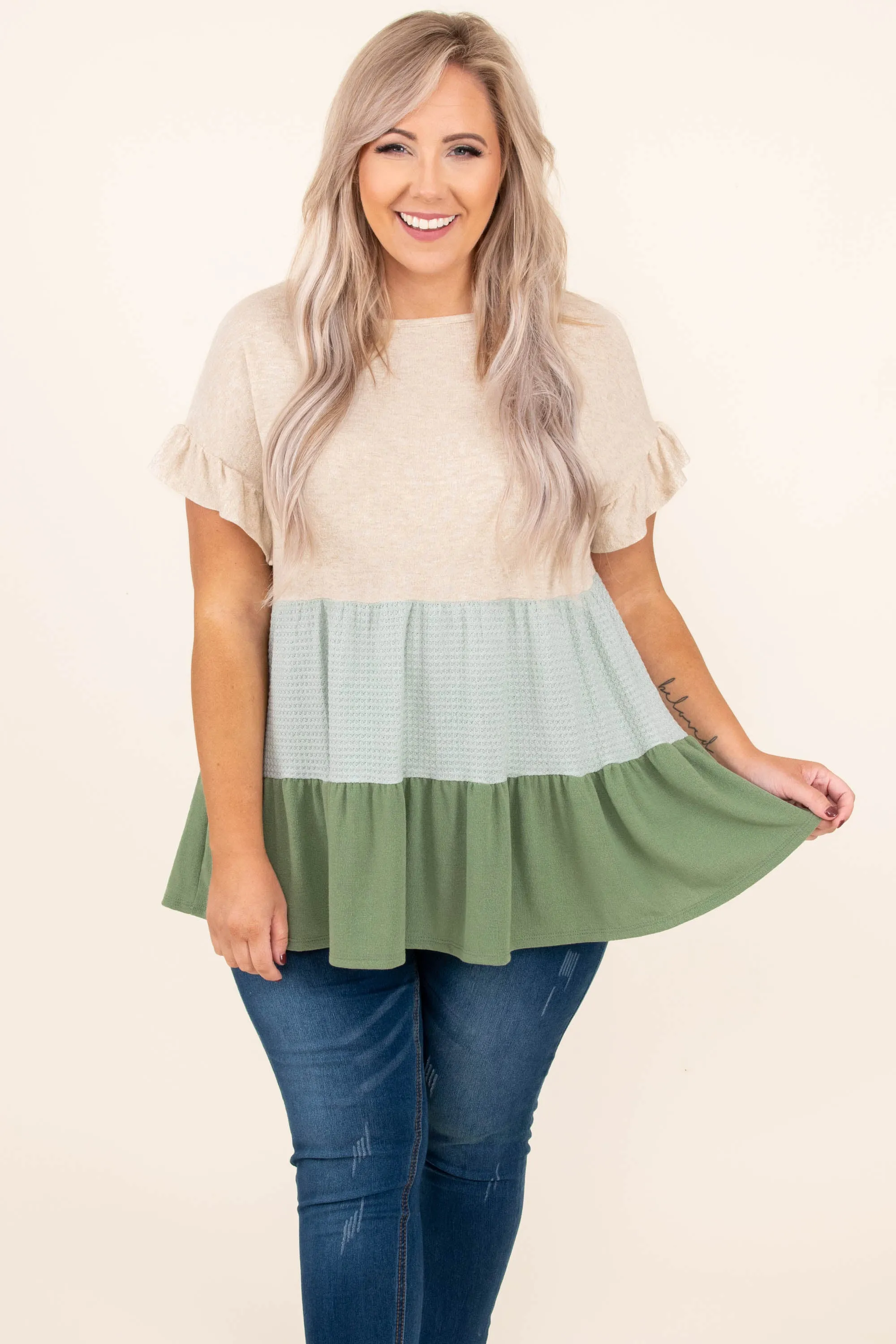 Goddess Top, Olive - Shop Now!