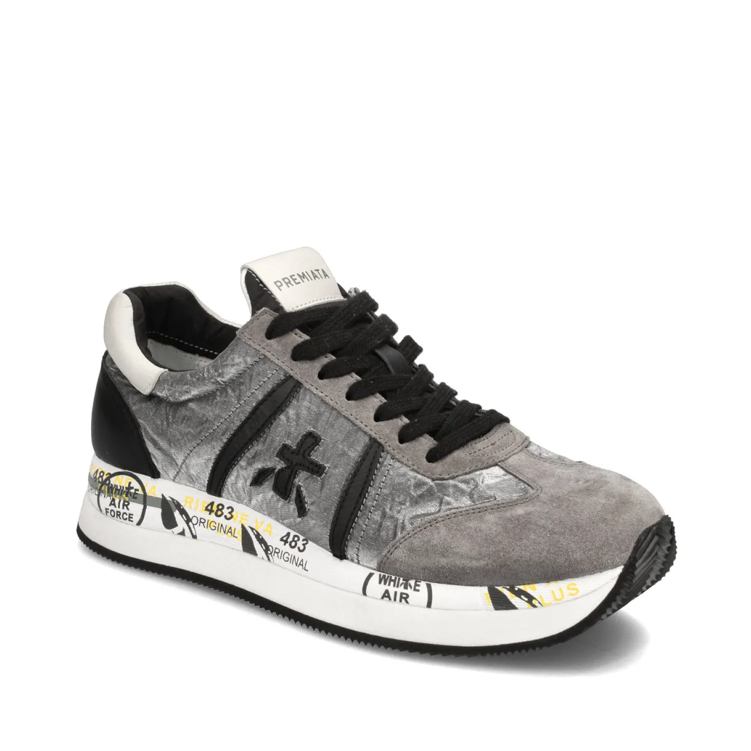 Gray Conny 1493 sneakers.