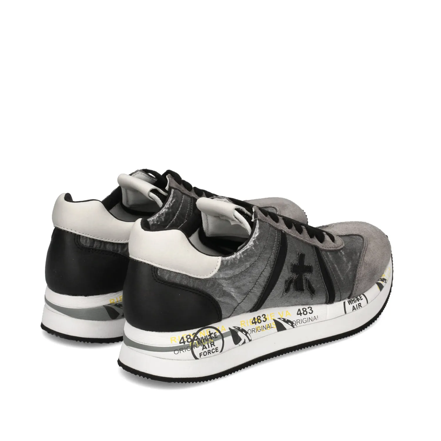 Gray Conny 1493 sneakers.