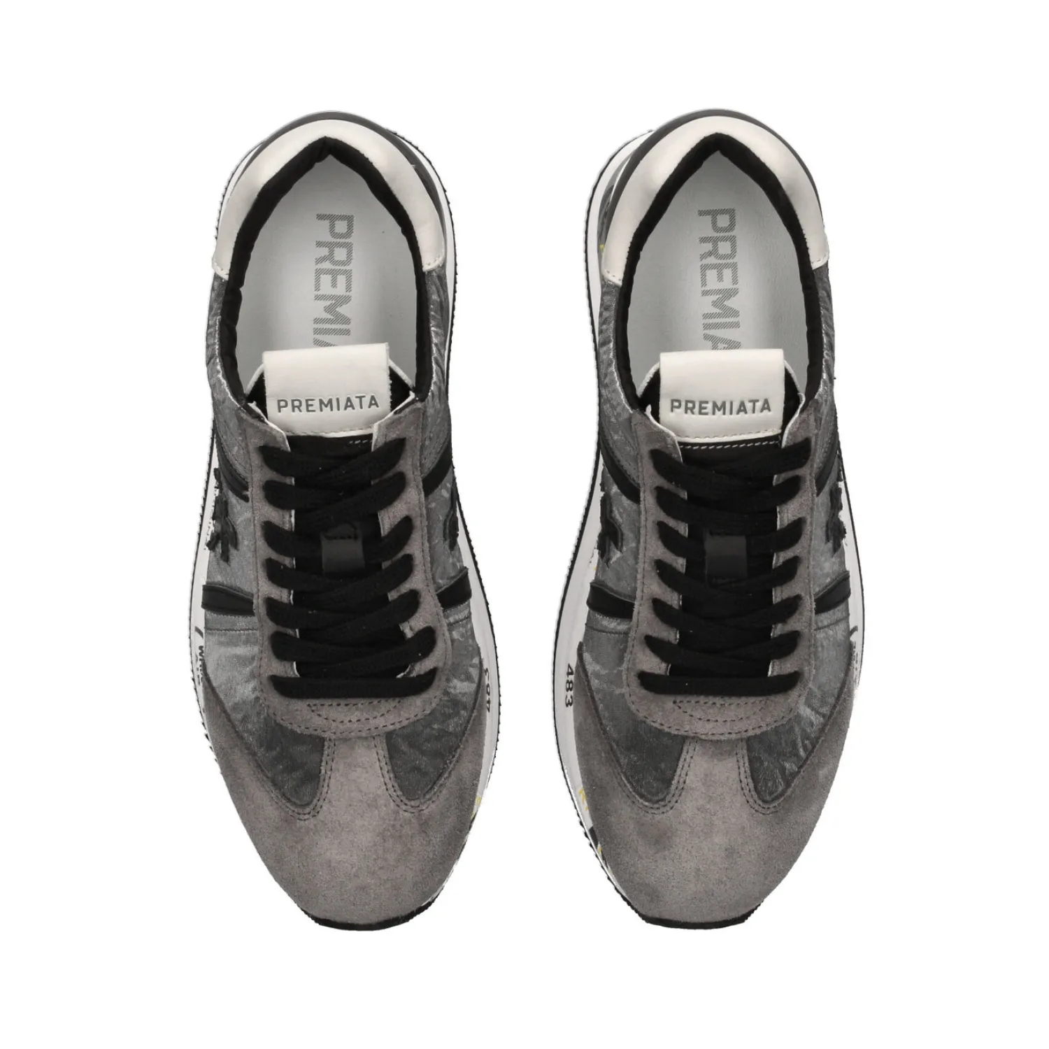 Gray Conny 1493 sneakers.