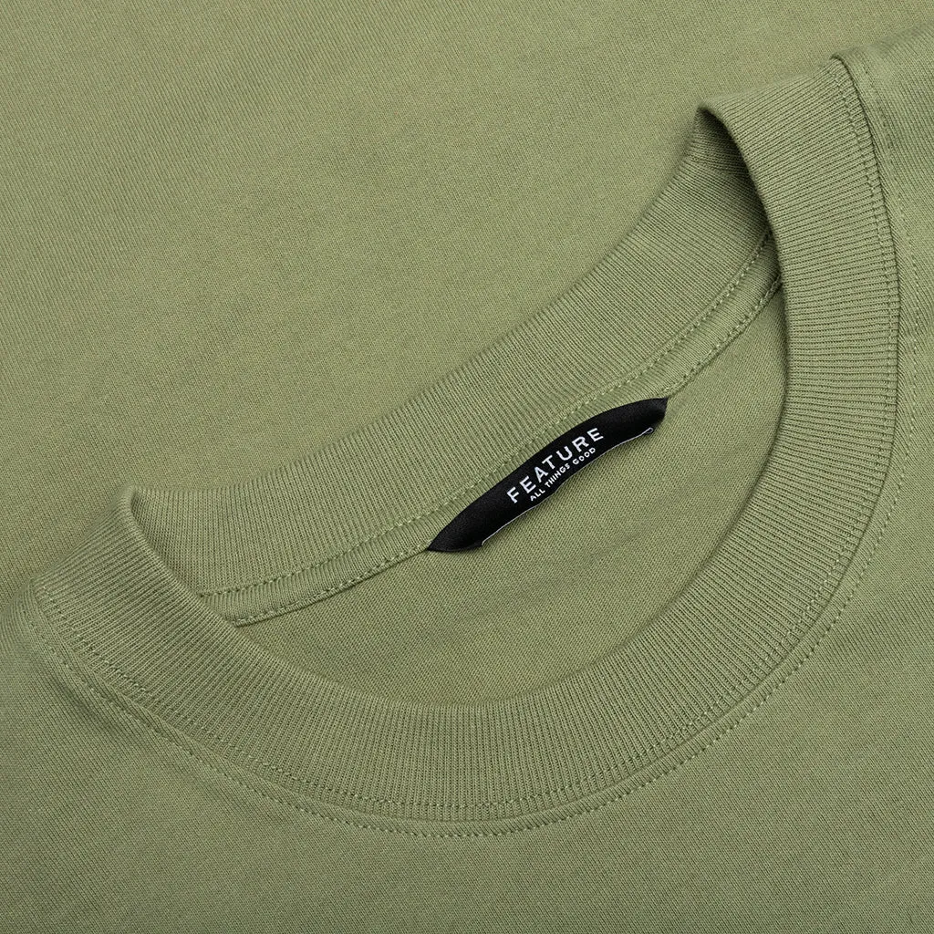 Green Earth T-Shirt - Olive Green