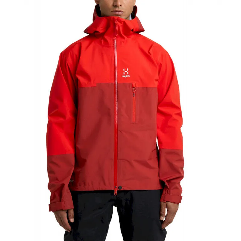 Haglöfs Men's Waterproof Jacket - ROC Sloper Proof - in Italian: Giacca antipioggia - Uomo.