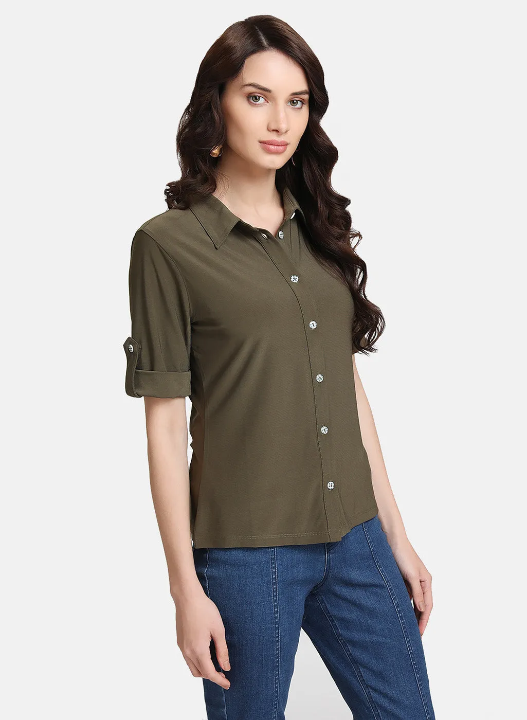 Half Sleeve Stretch Shirt - Top Quality Design and Comfort