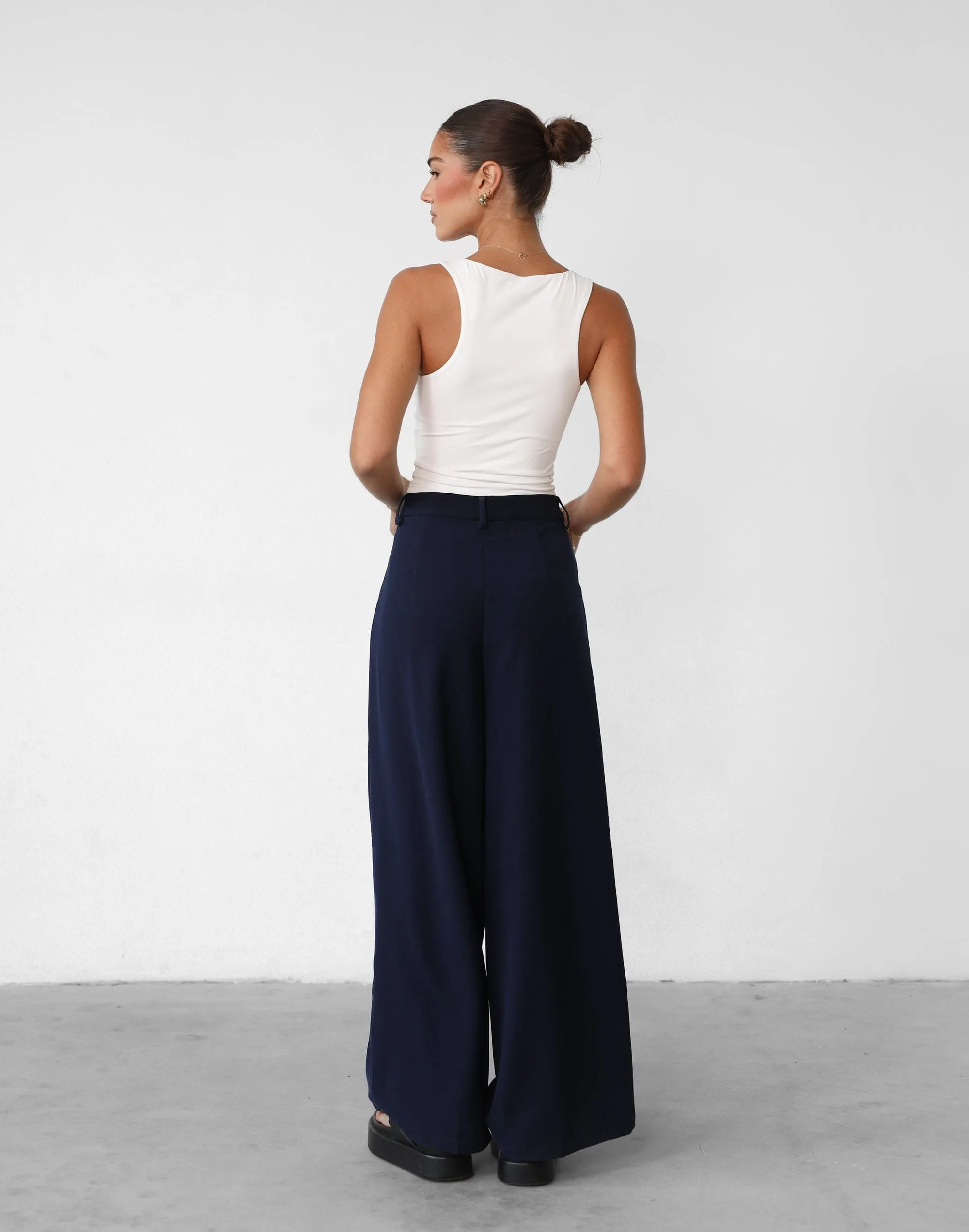 Harper Navy Pants