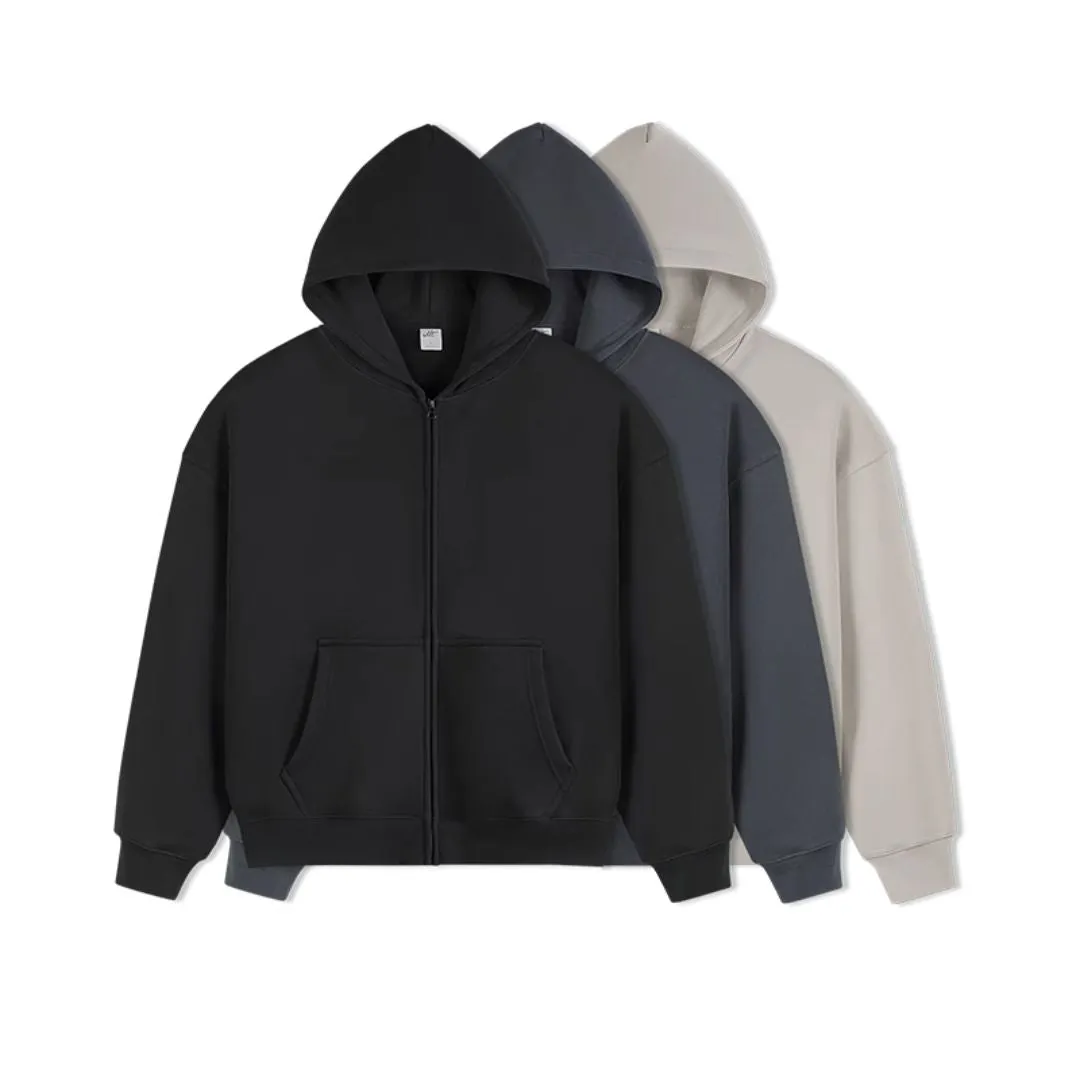 Heavy Zip-Up Hoodie