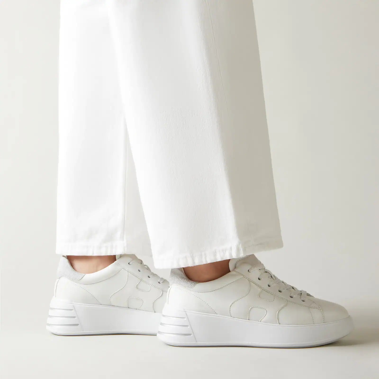 Hogan White Rebel Sneakers