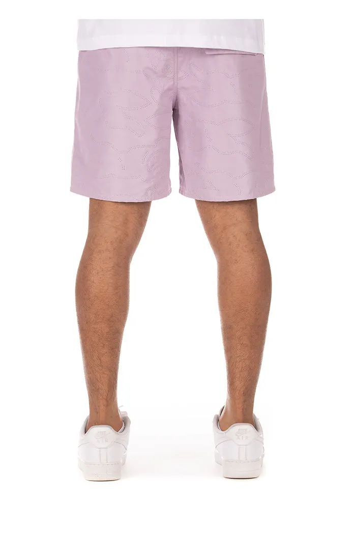 Ice Cream Dog Shorts - Lavender Frost