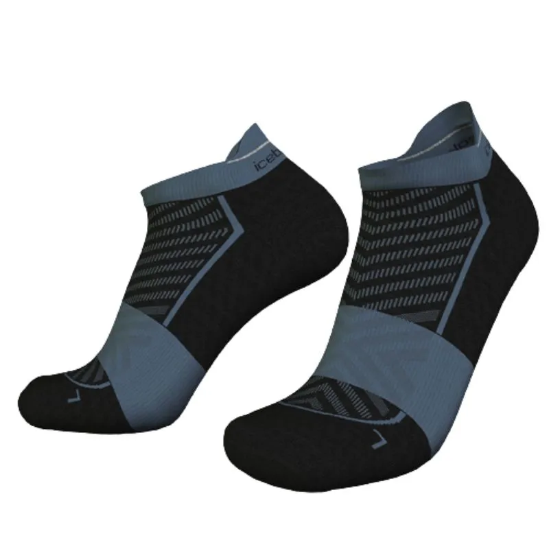 Icebreaker Merino Men's Run+ Ultralight Micro Socks - Black Hype