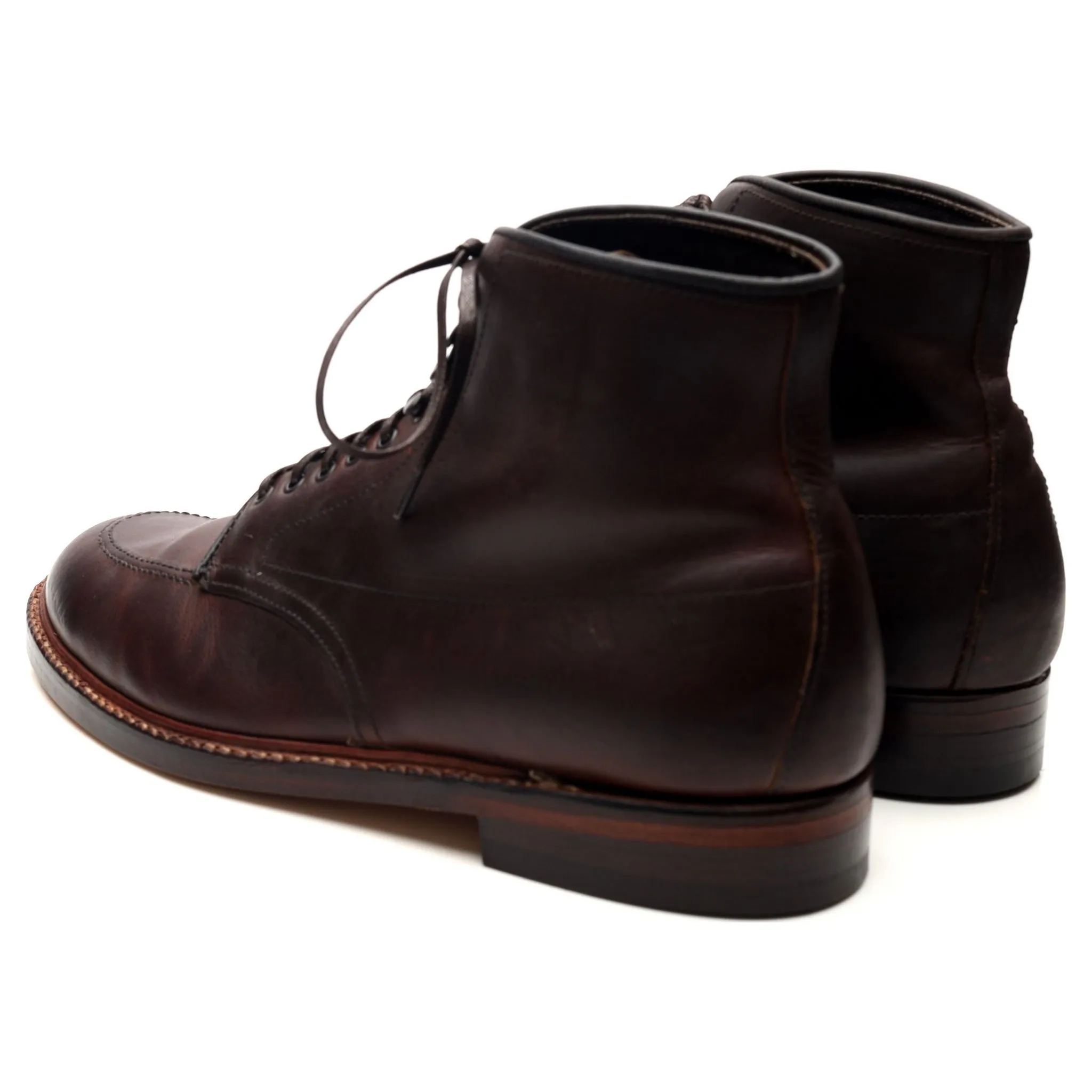 'Indy' Dark Brown Leather Boots UK 8 US 8.5