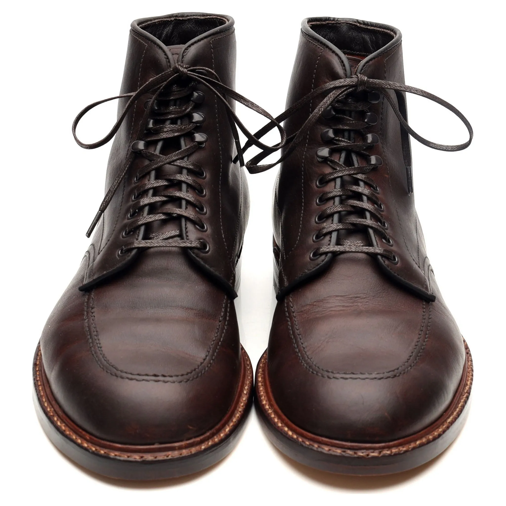 'Indy' Dark Brown Leather Boots UK 8 US 8.5