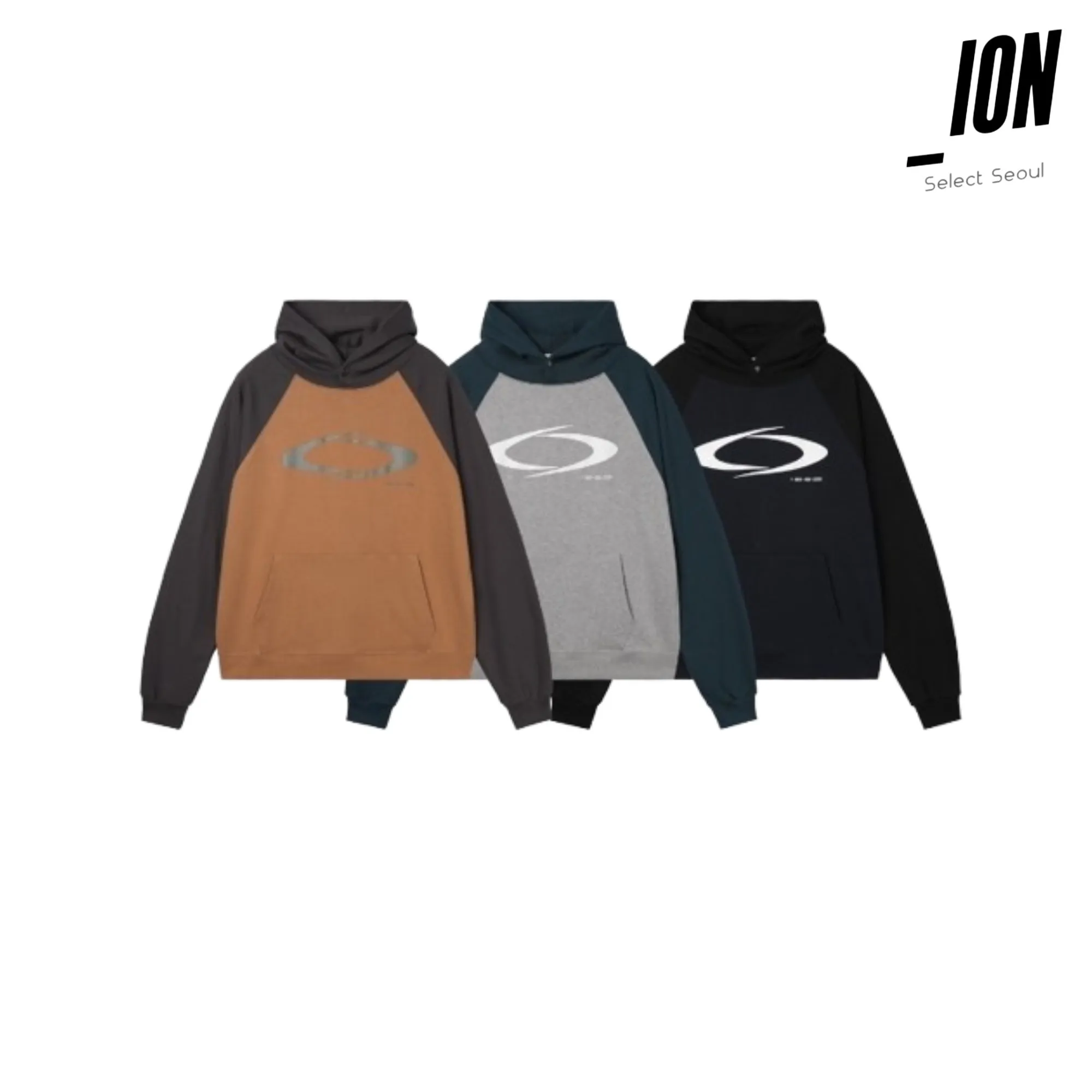 IONSEOUL |Unisex Street Style Oversized Logo Hoodies