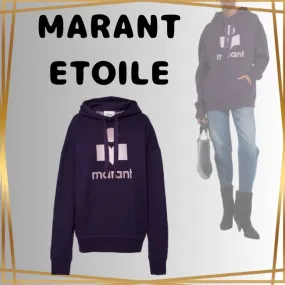 Isabel Marant Etoile Sweat Long Sleeve - Plain Cotton Logo - Street Style