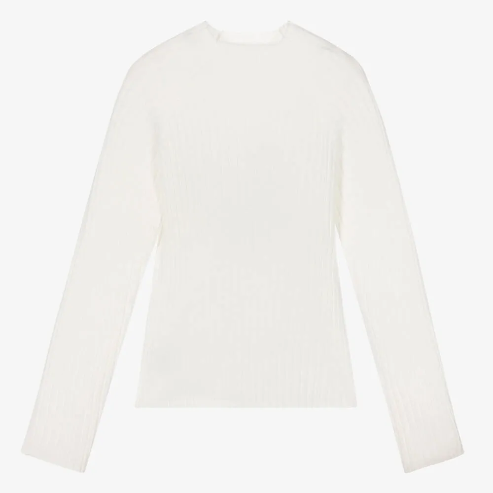 Ivory Turtle Neck Sweater