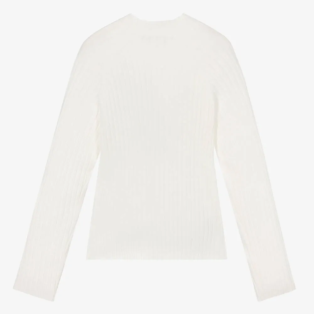 Ivory Turtle Neck Sweater