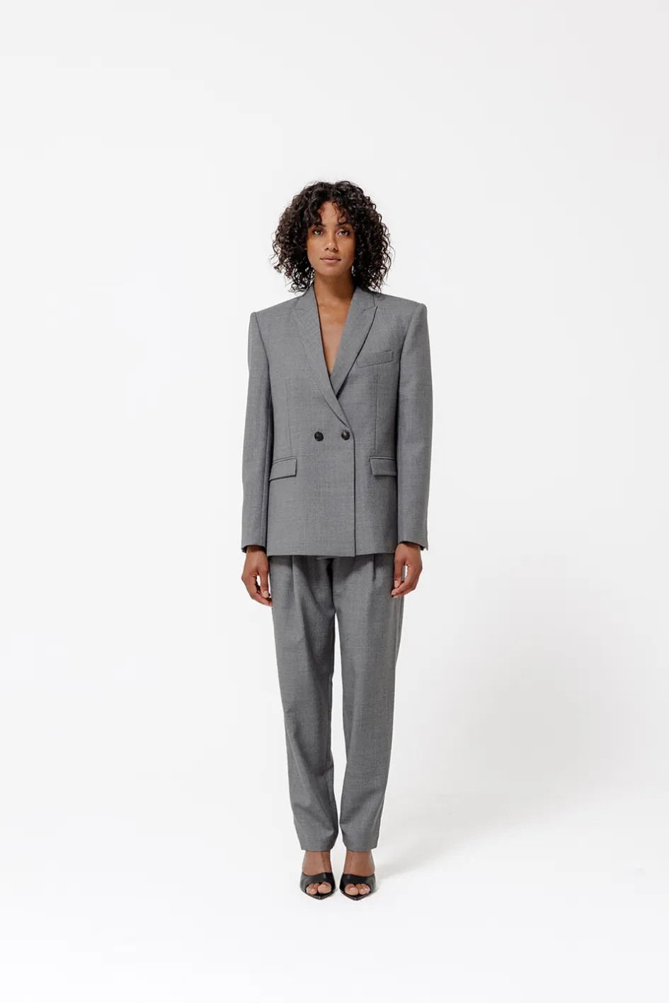 Jada Tailored Wool Blazer