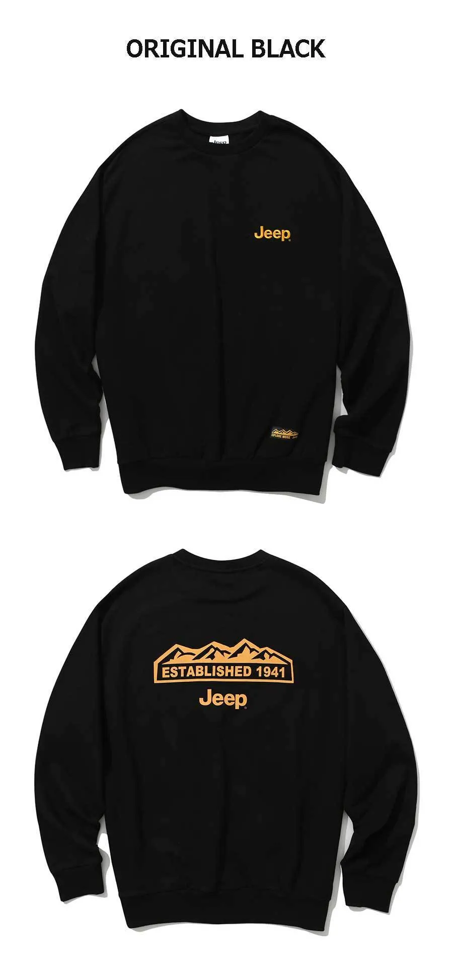 JEEP | Unisex Street Style Long Sleeve Cotton Shirt with Oversized Logo