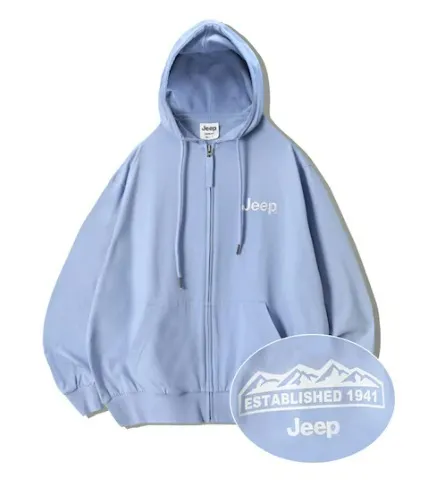 Jeep Unisex Long Sleeves Plain Cotton Logo Street Style