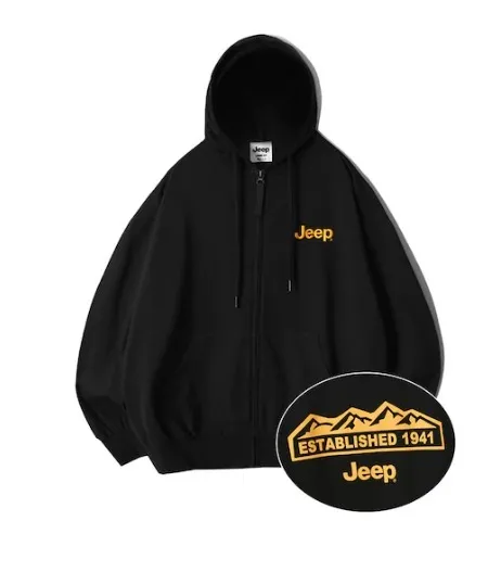 Jeep Unisex Long Sleeves Plain Cotton Logo Street Style