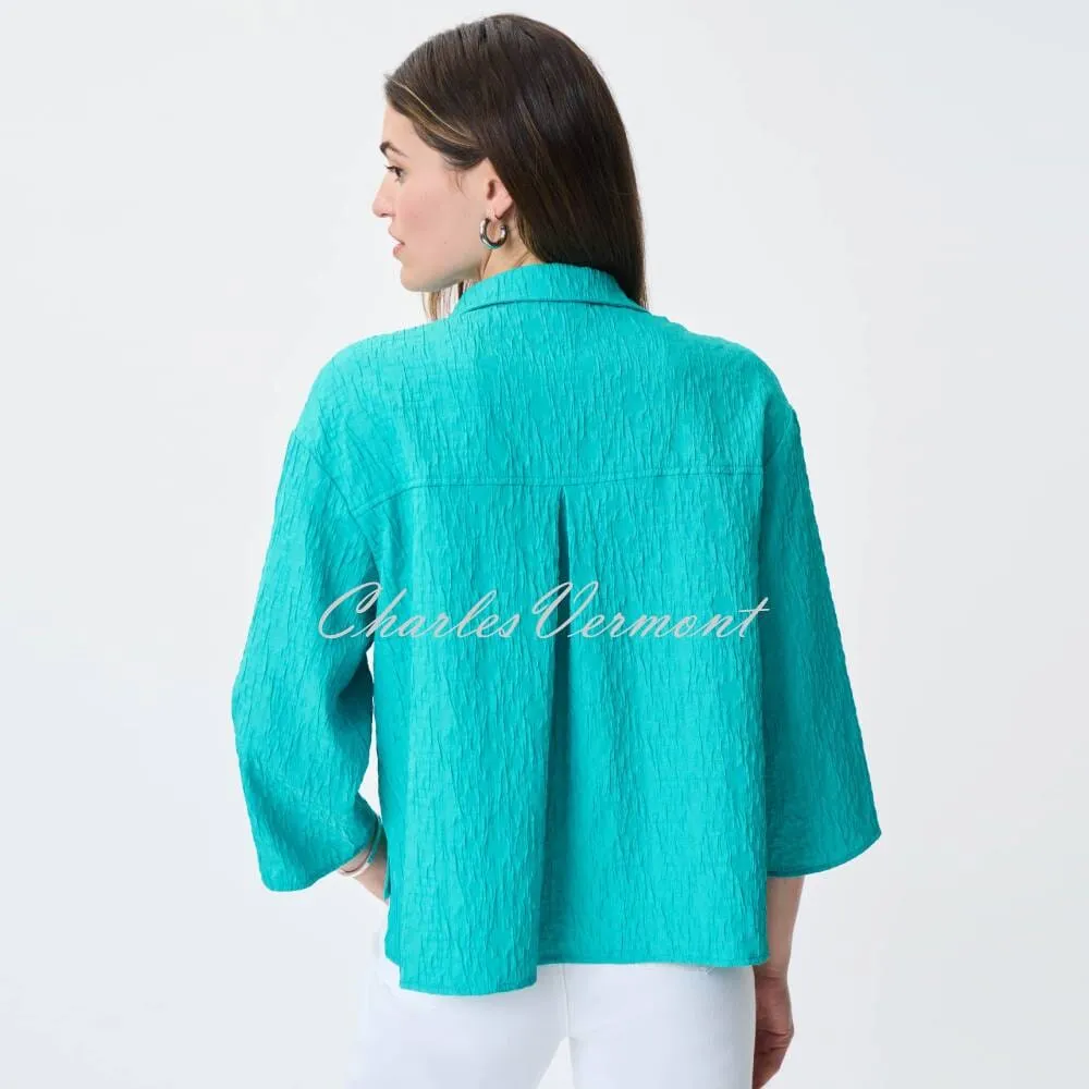 Joseph Ribkoff Jacquard Blouse - Style 231256 (Palm Springs)