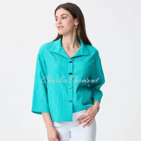 Joseph Ribkoff Jacquard Blouse - Style 231256 (Palm Springs)