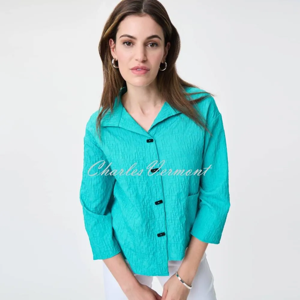 Joseph Ribkoff Jacquard Blouse - Style 231256 (Palm Springs)