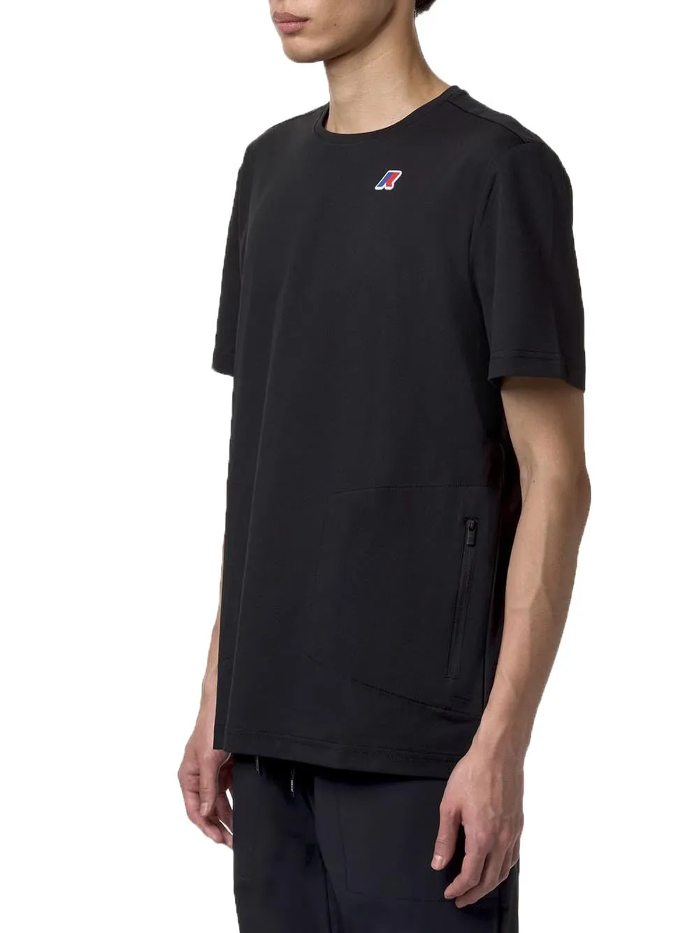 K-Way Uomo Nero T-shirt