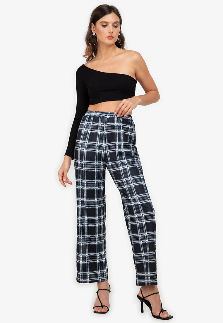 Karah Checkered Trousers