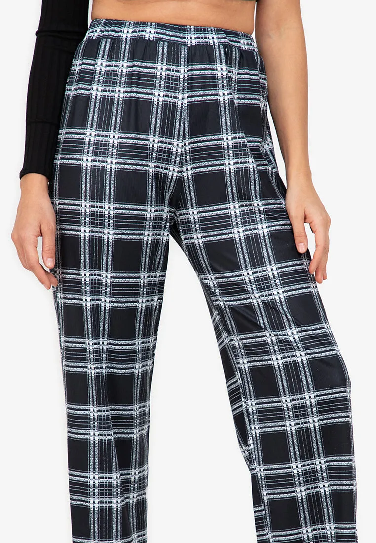 Karah Checkered Trousers