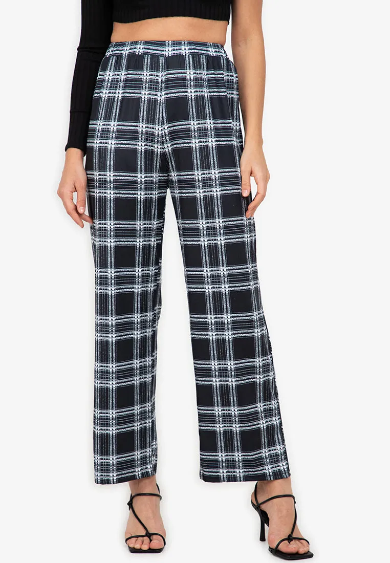 Karah Checkered Trousers