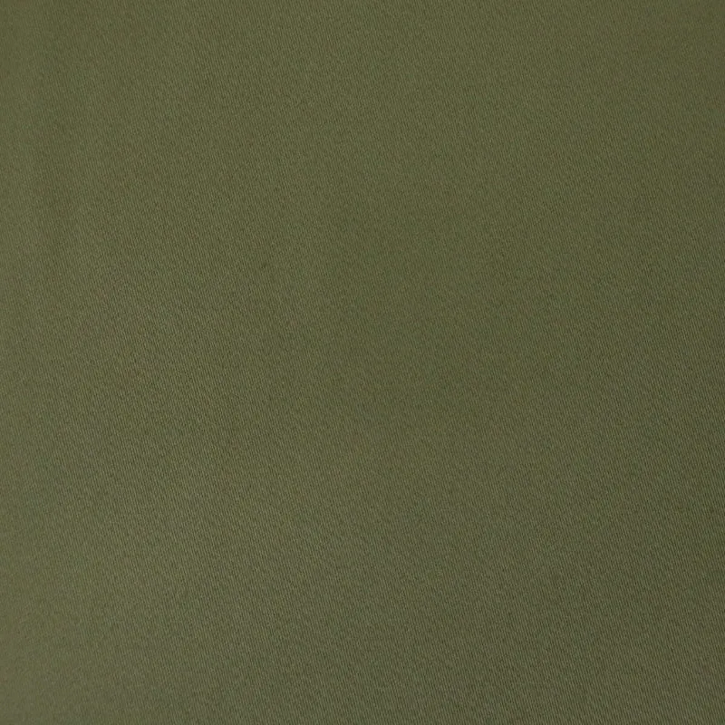 Khaki Green 100% Cotton Gabardine fabric