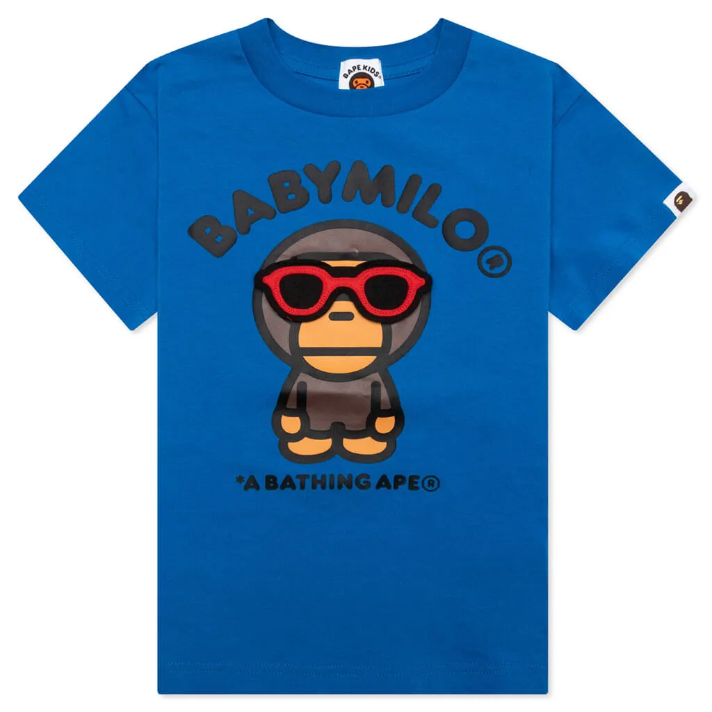 Kids Baby Milo Sunglass Patch Tee Blue