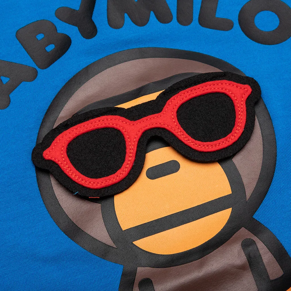 Kids Baby Milo Sunglass Patch Tee Blue