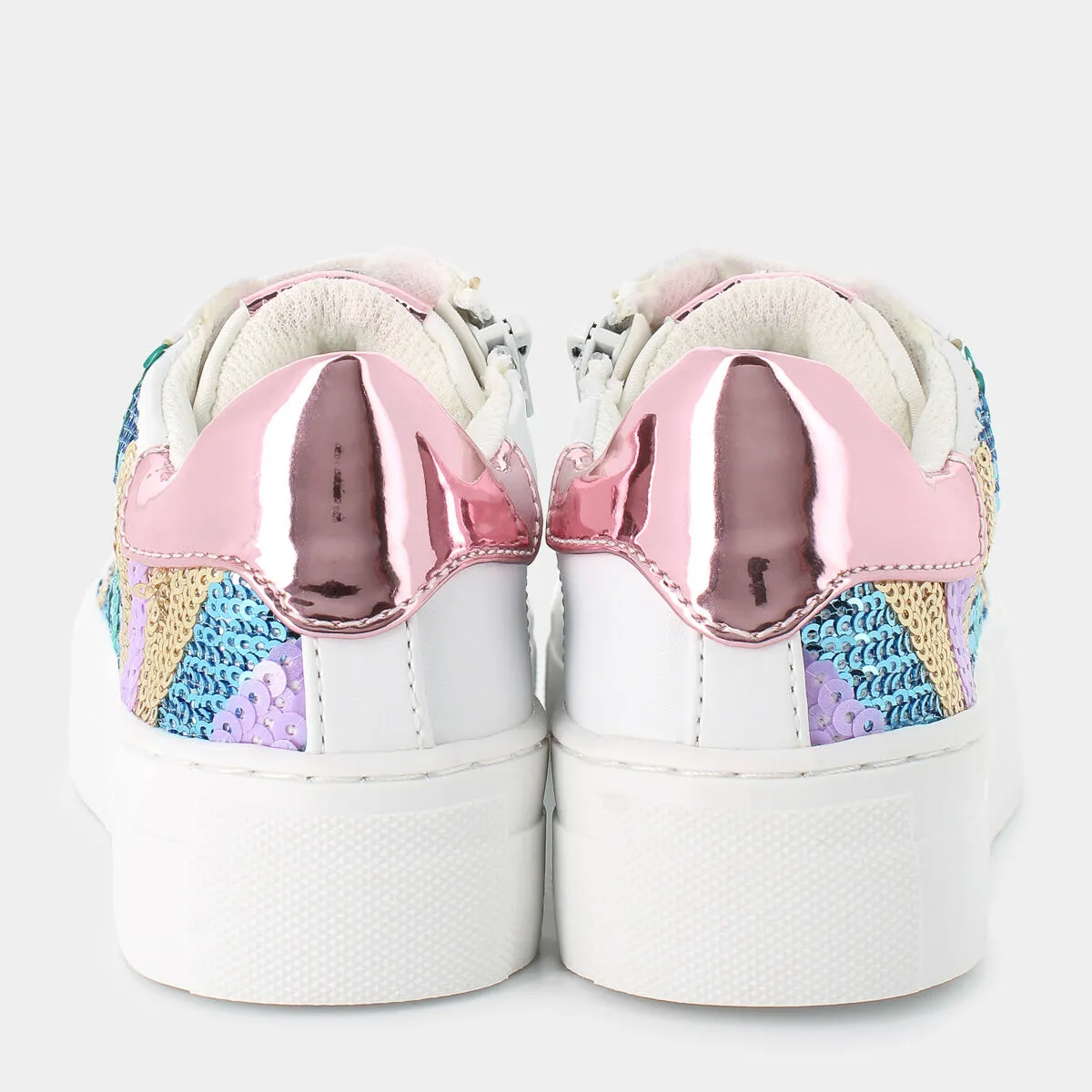 KRUGBIANCO MULTICOLOR PAILETTES SNEAKERS