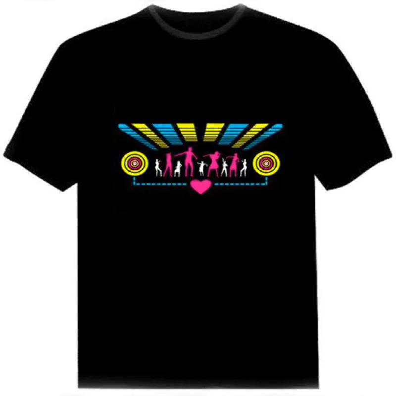 LED Sound Activated T Shirt