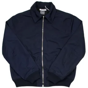 Legacy Harrington Jacket - Navy Nylon Half-Zip by Our Tech