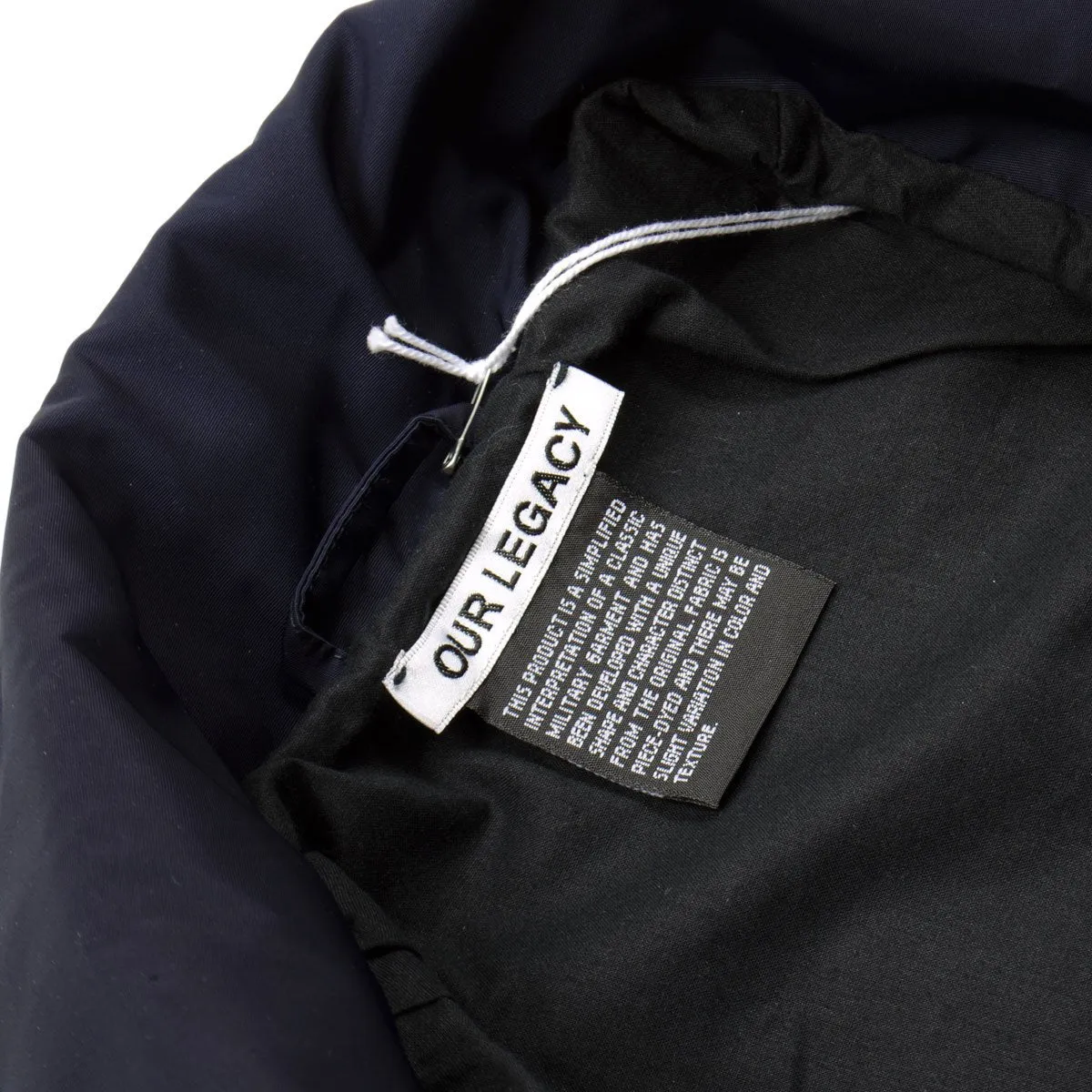 Legacy Harrington Jacket - Navy Nylon Half-Zip by Our Tech