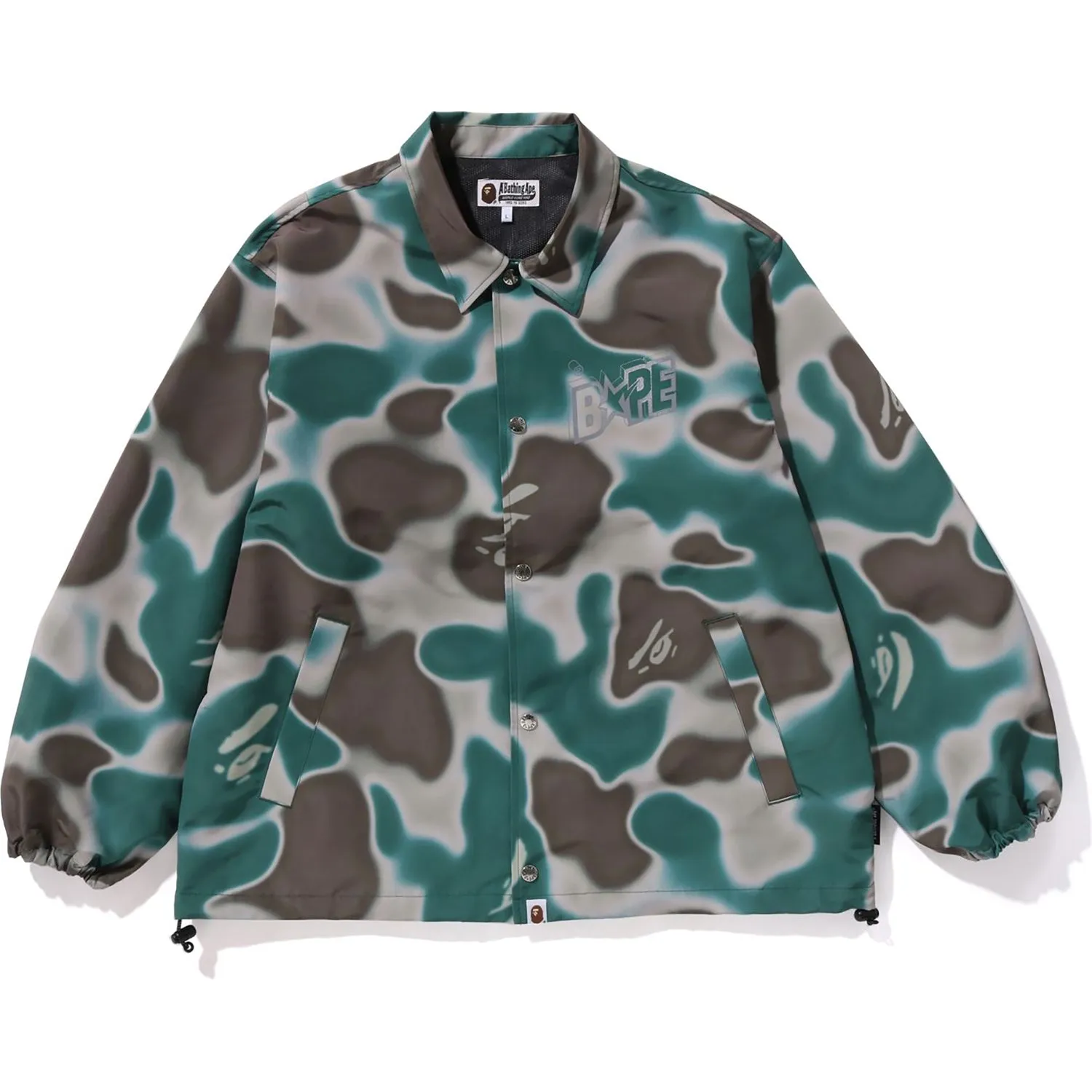 Liquid Camo Bape Sta Coach Jacket Men's - Relaxed Fit