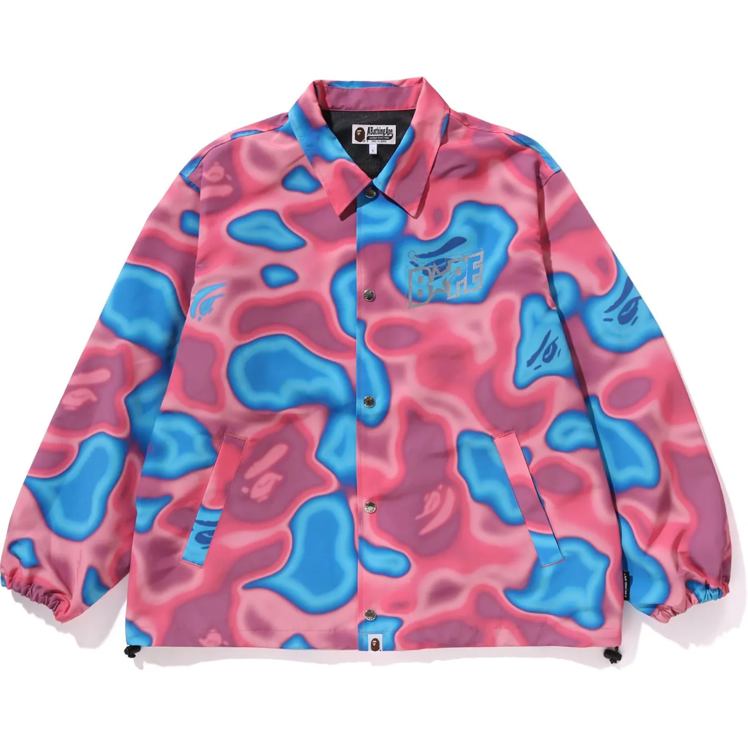 Liquid Camo Bape Sta Coach Jacket Men's - Relaxed Fit