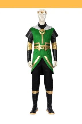 Loki TV Series Cosplay Costume for Young Fans.