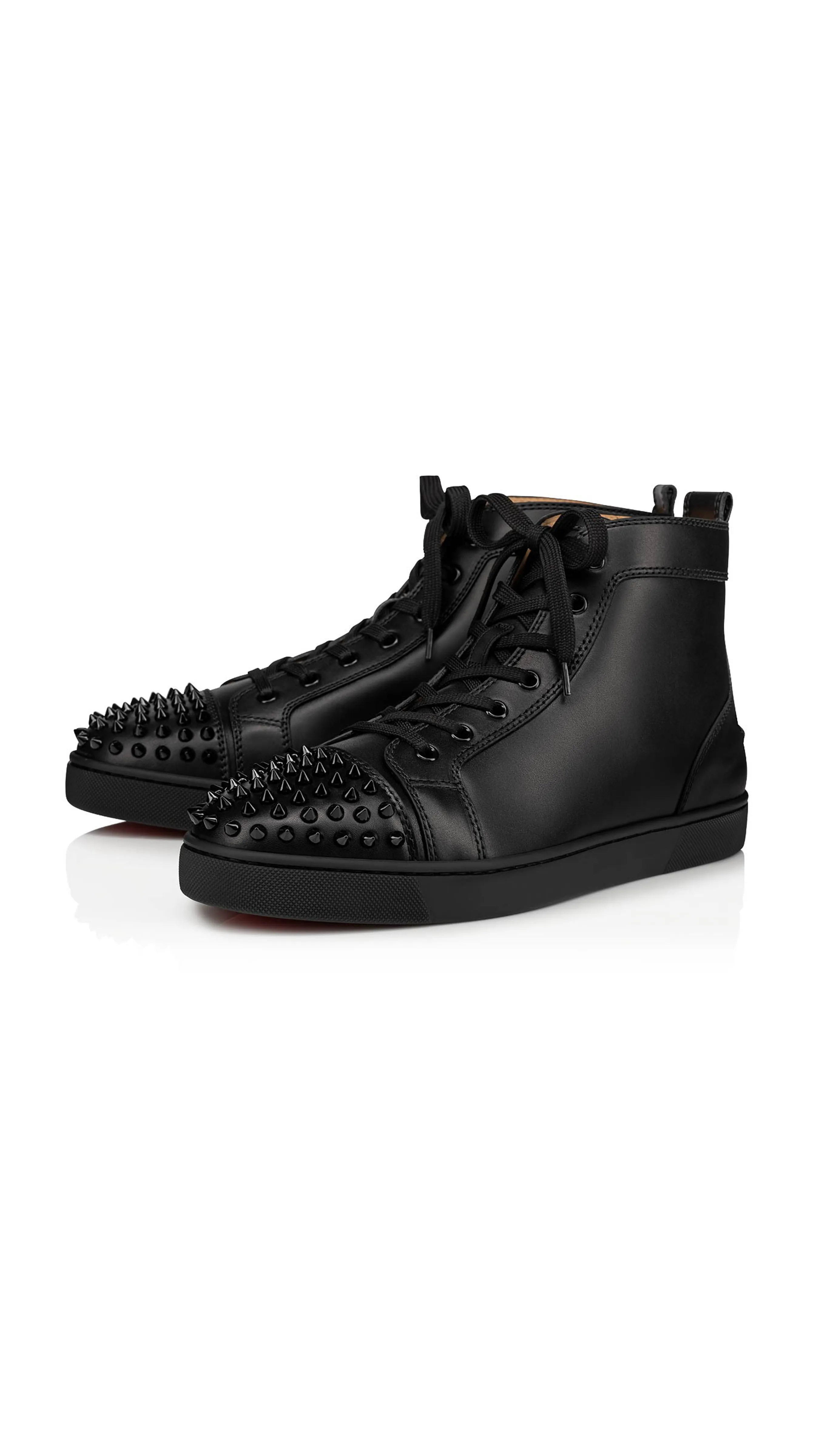 Lou Spikes Black Sneakers