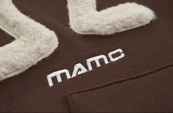 MAMC | Long Sleeves Cotton Oversized Logo - Street Style